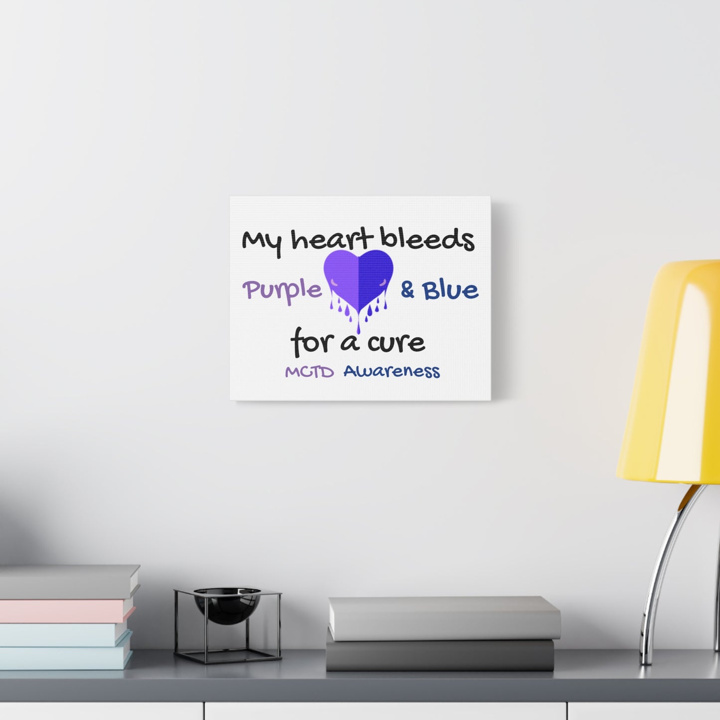 MCTD Awareness Home Decor Matte Canvas, Stretched, 1.25"