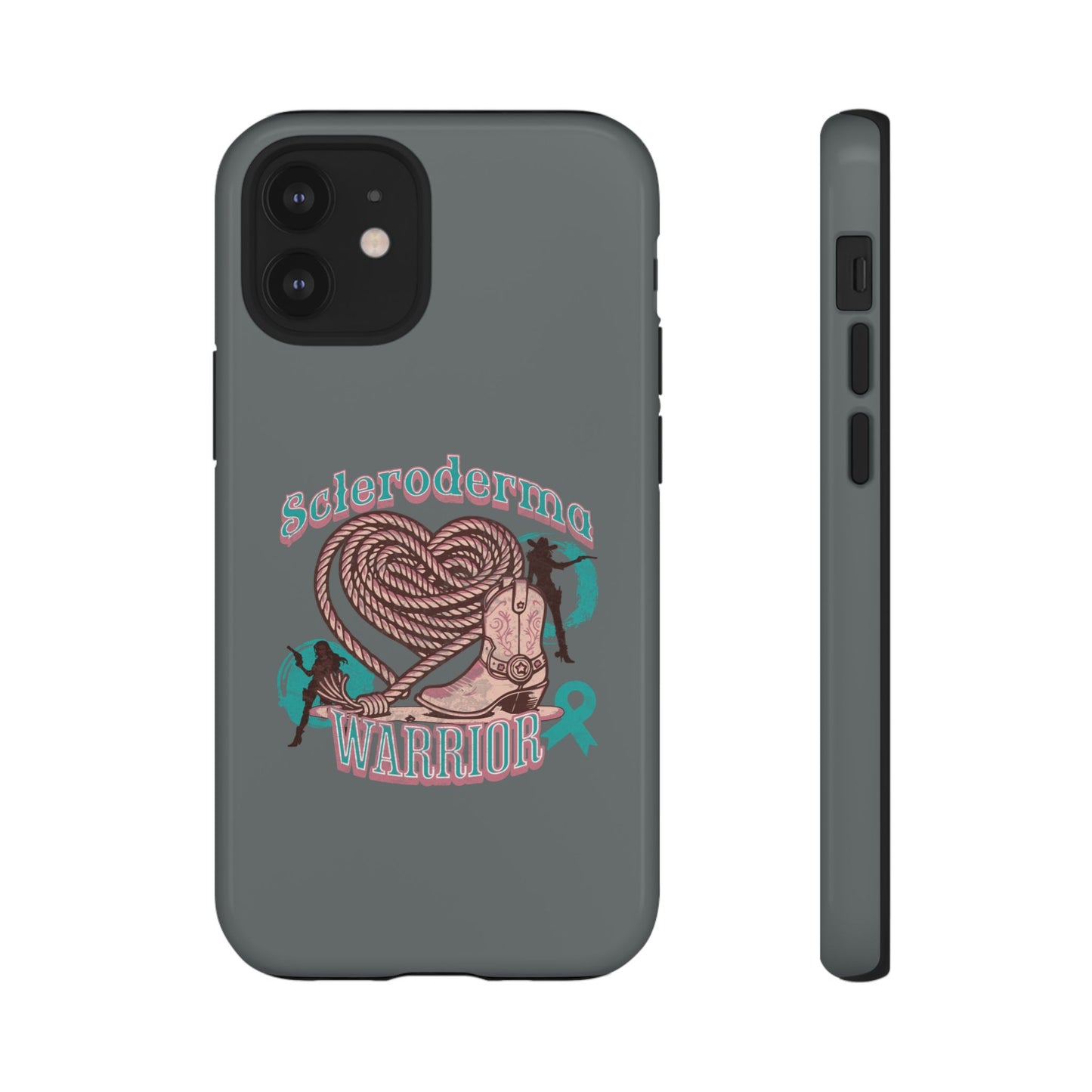 Scleroderma warrior phone case, iPhone case, valentine rodeo themed