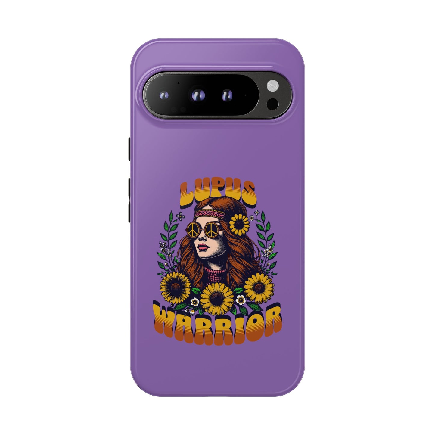 Lupus Warrior Phone Case - Stylish Purple Floral Design for Advocates