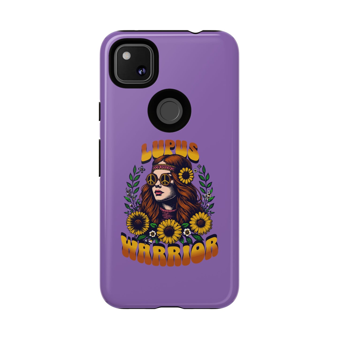 Lupus Warrior Phone Case - Stylish Purple Floral Design for Advocates