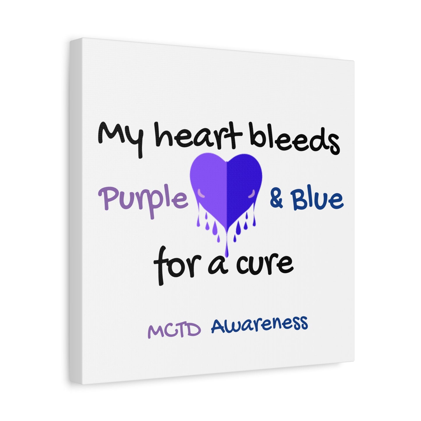 MCTD Awareness Home Decor Matte Canvas, Stretched, 1.25"