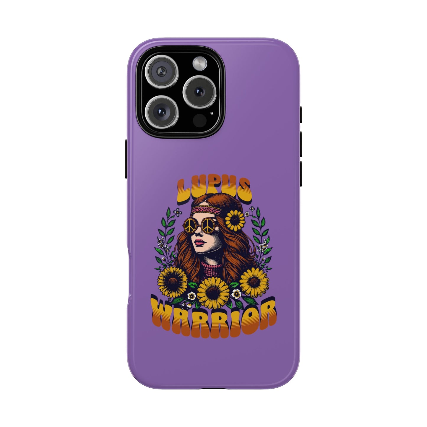 Lupus Warrior Phone Case - Stylish Purple Floral Design for Advocates