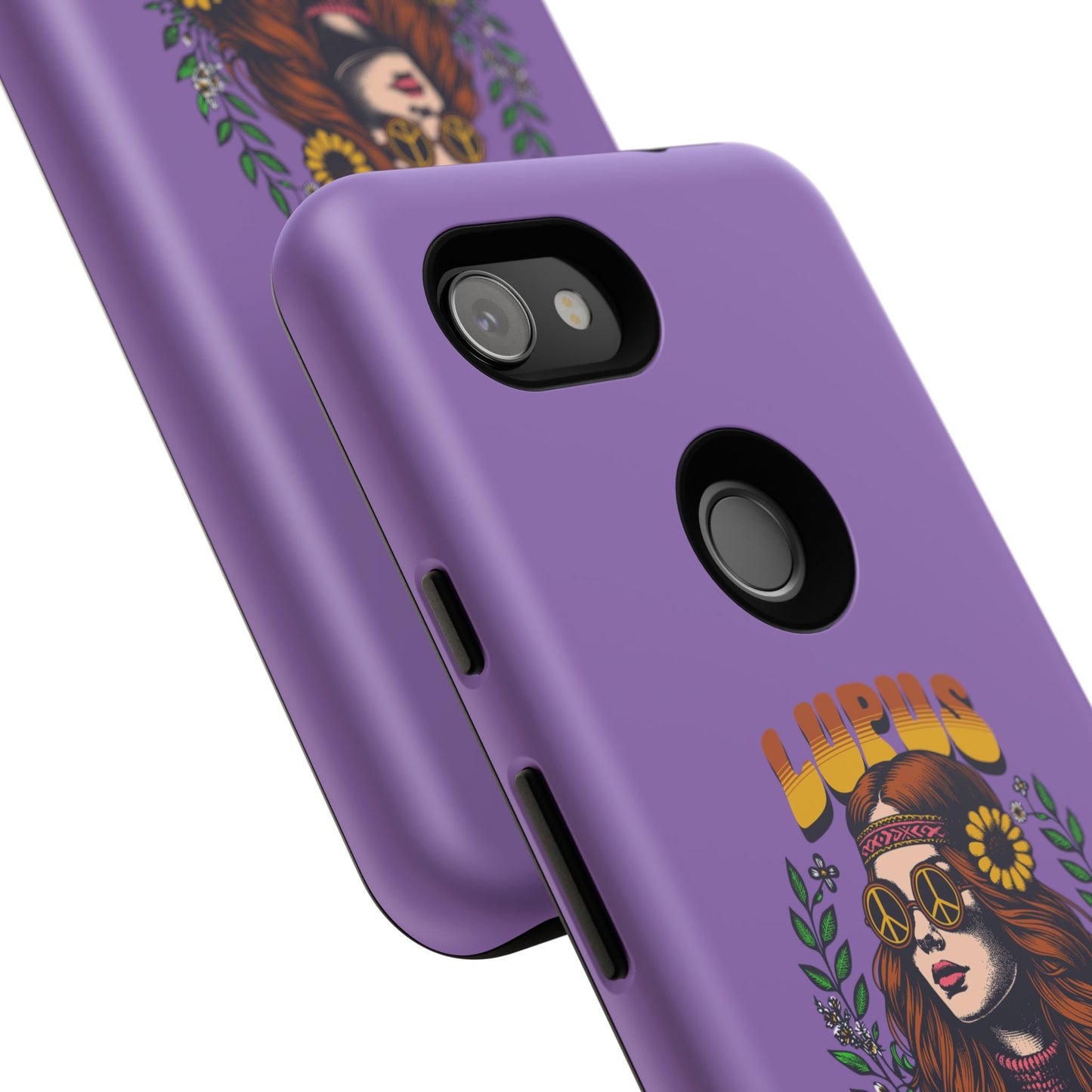 Lupus Warrior Phone Case - Stylish Purple Floral Design for Advocates
