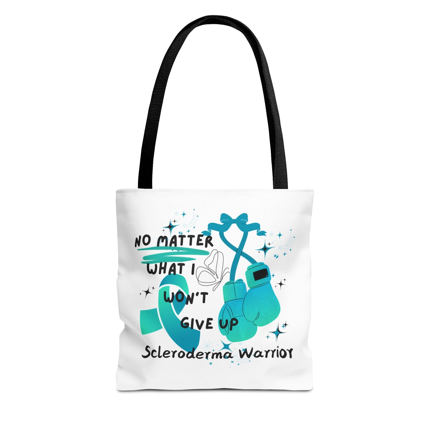 Scleroderma Warrior No Matter What I Won't Give Up Tote Bag