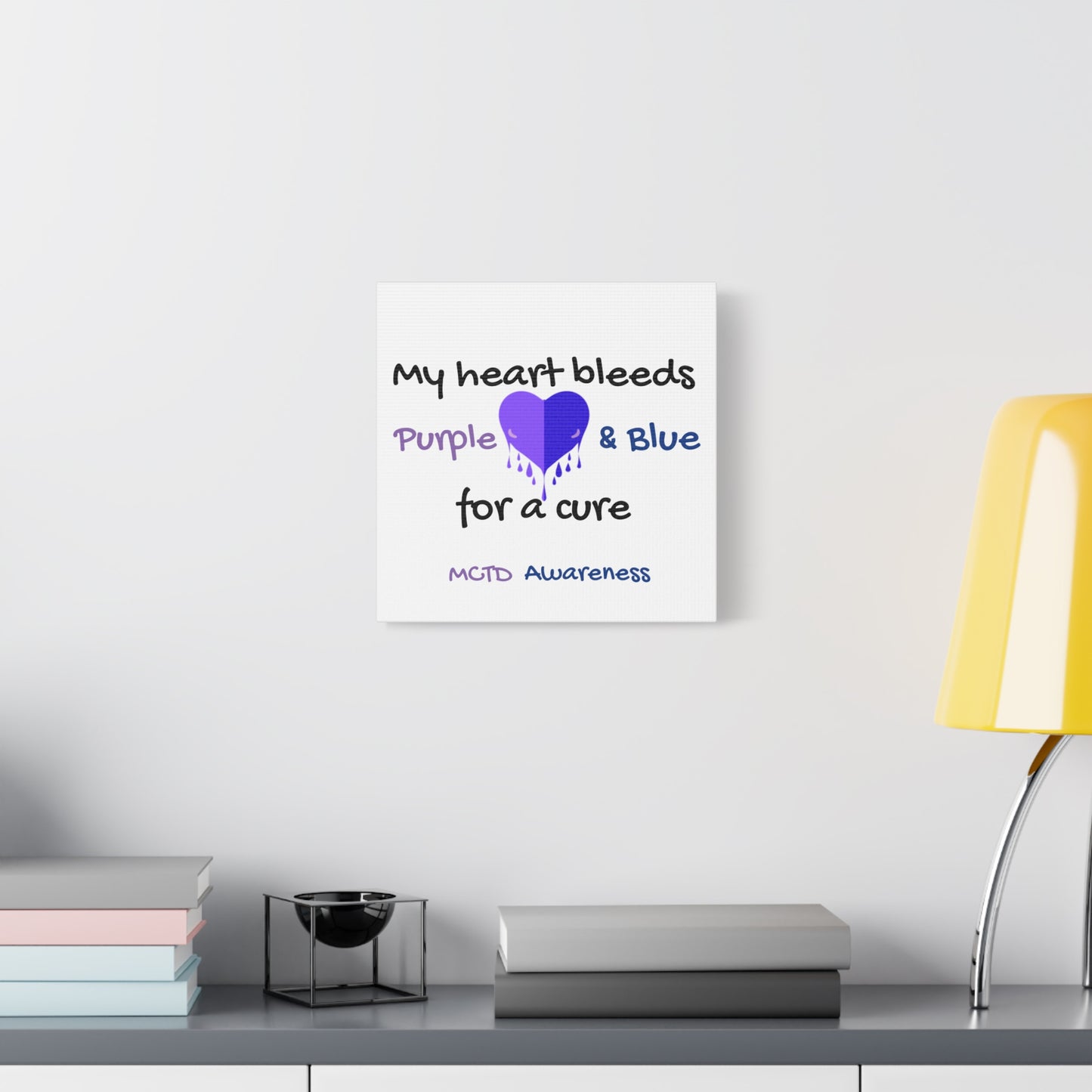 MCTD Awareness Home Decor Matte Canvas, Stretched, 1.25"