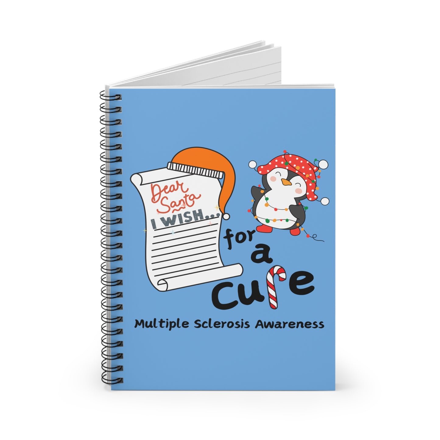 Spiral Notebook - Ruled Line, Multiple Sclerosis Awareness Gift Idea, Holiday Gift Ideas