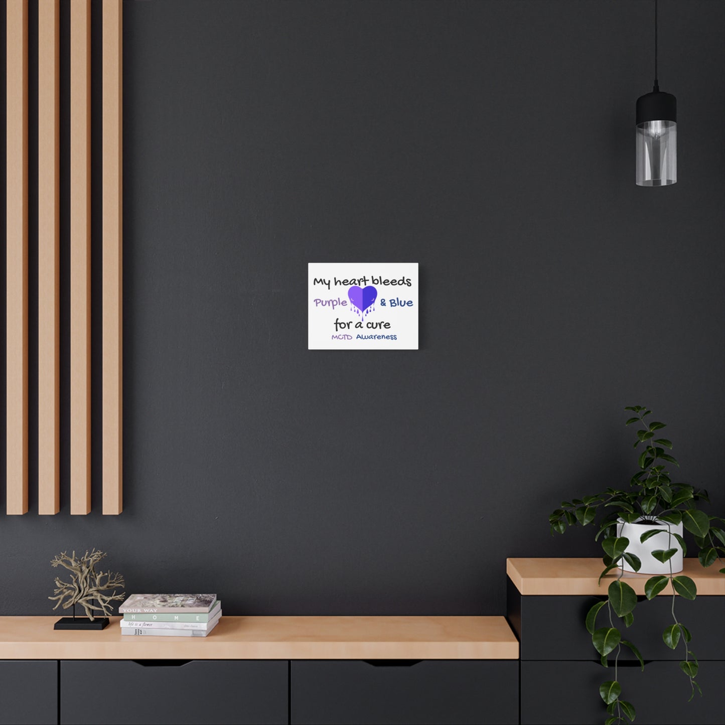 MCTD Awareness Home Decor Matte Canvas, Stretched, 1.25"