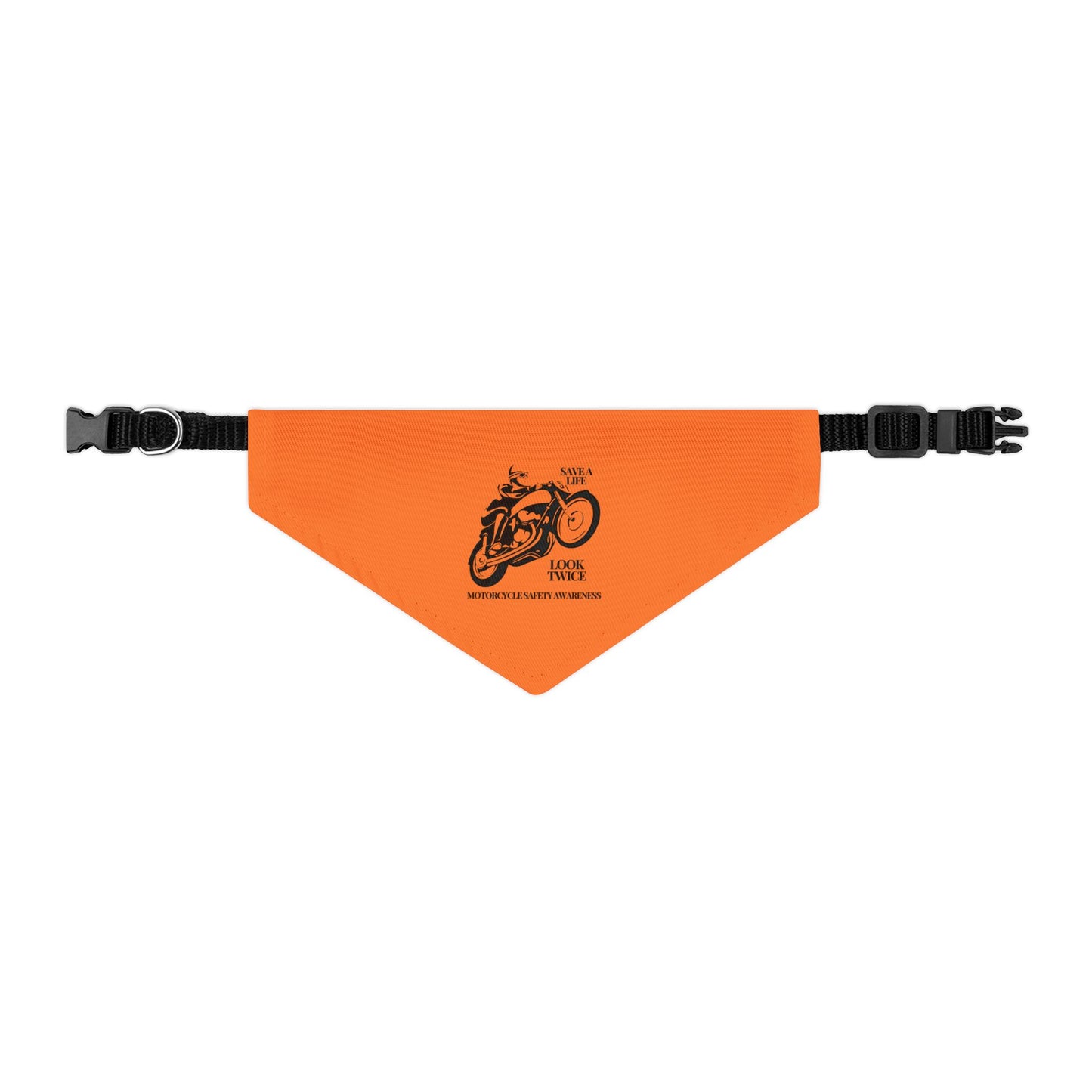 Motorcycle Safety Awareness Pet Bandana Collar