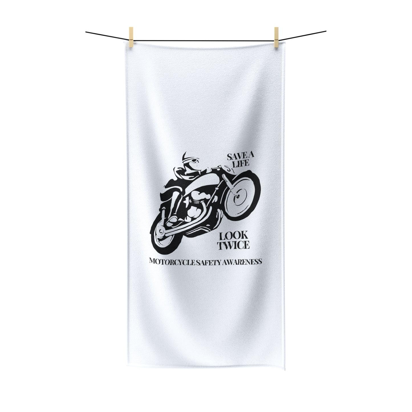 Motorcycle Safety Awareness Towel