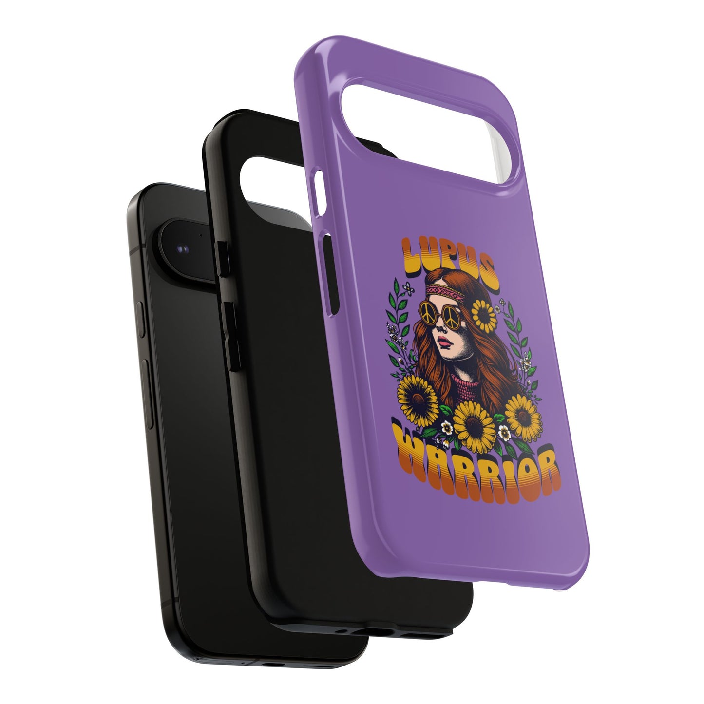 Lupus Warrior Phone Case - Stylish Purple Floral Design for Advocates