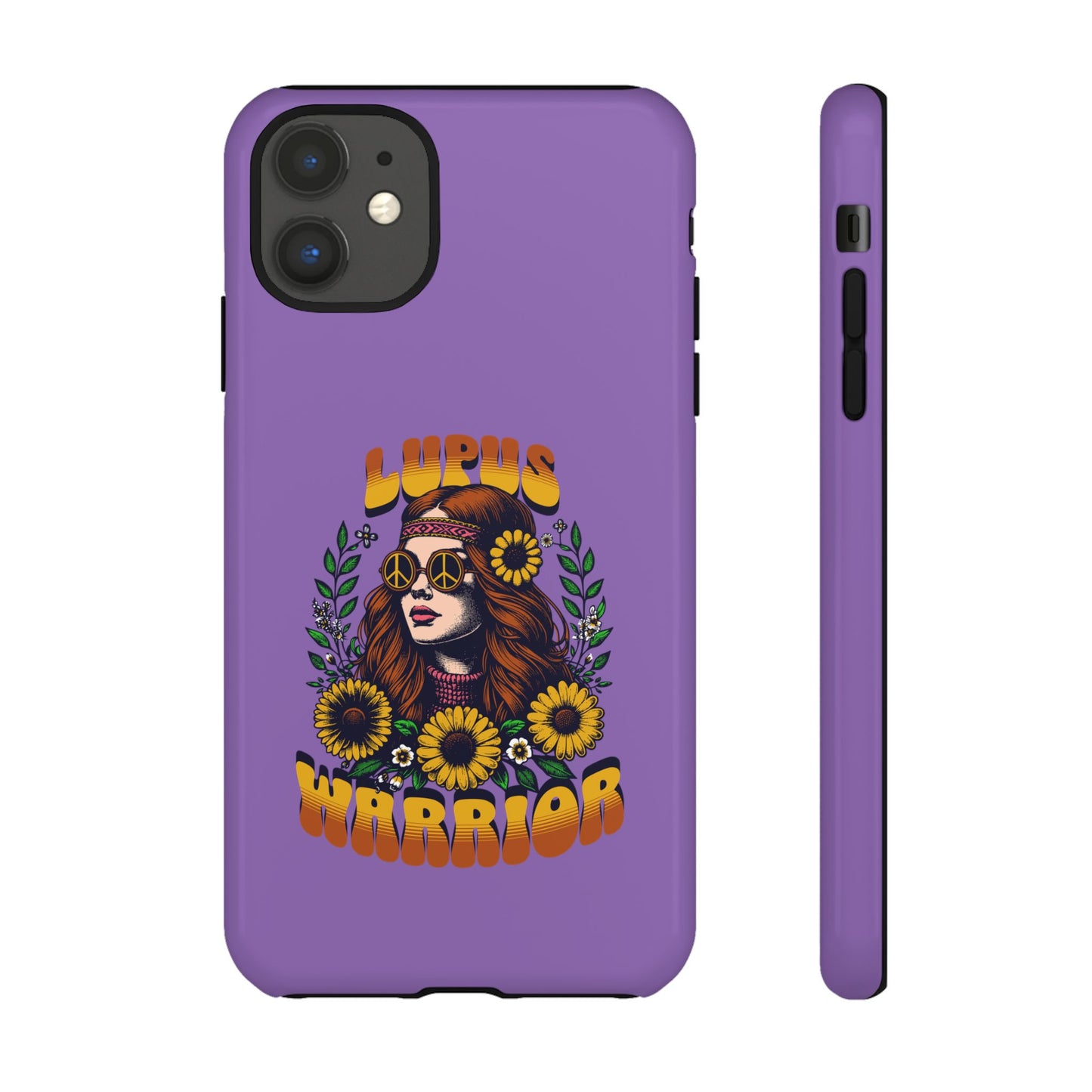 Lupus Warrior Phone Case - Stylish Purple Floral Design for Advocates