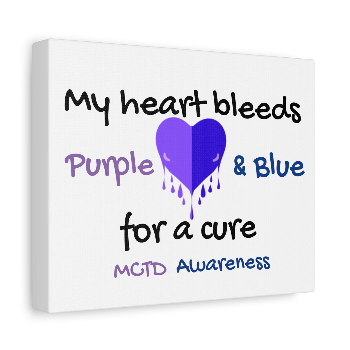 MCTD Awareness Home Decor Matte Canvas, Stretched, 1.25"