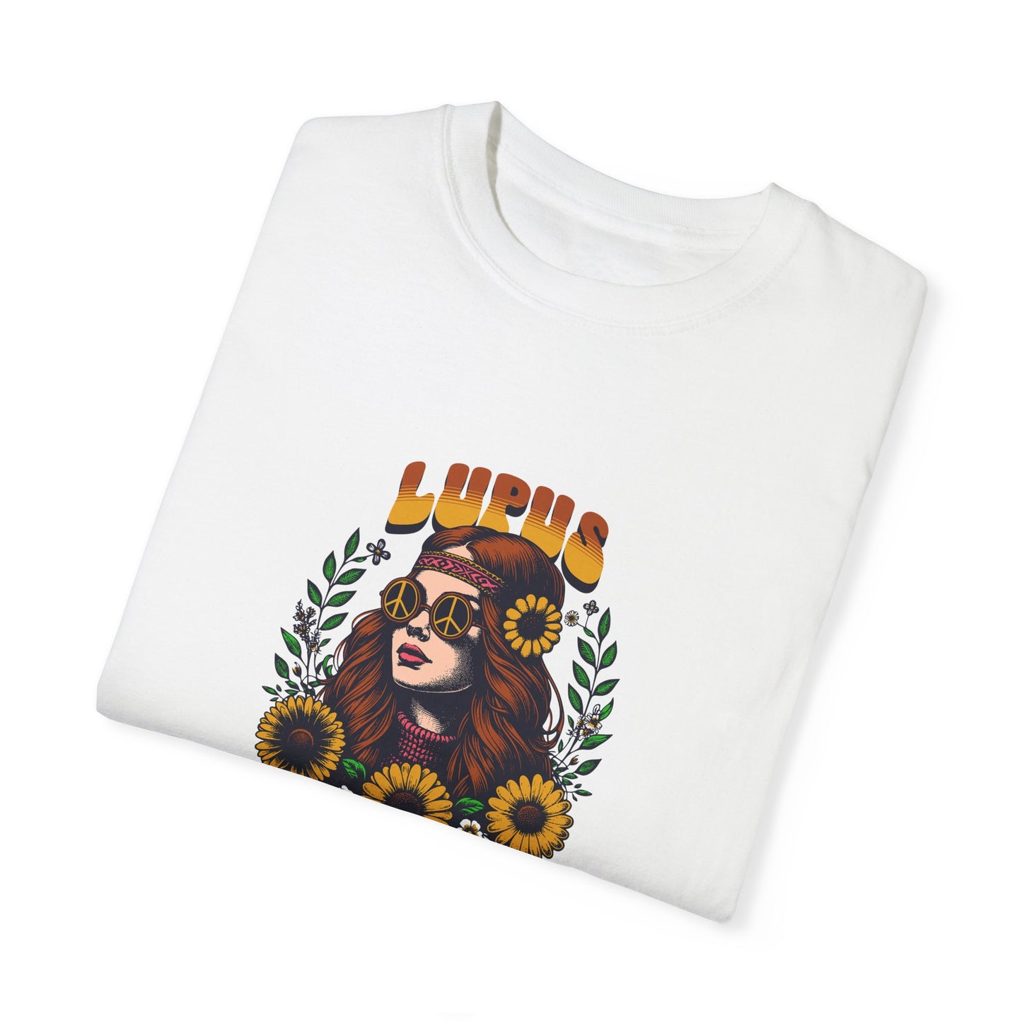 Lupus Warrior Garment-Dyed T-Shirt - Empowering Support for Lupus Awareness