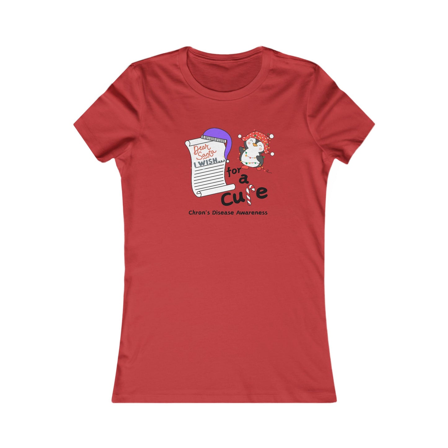 Women's Favorite Tee, Chron's Disease Awareness, Holiday Gift Ideas