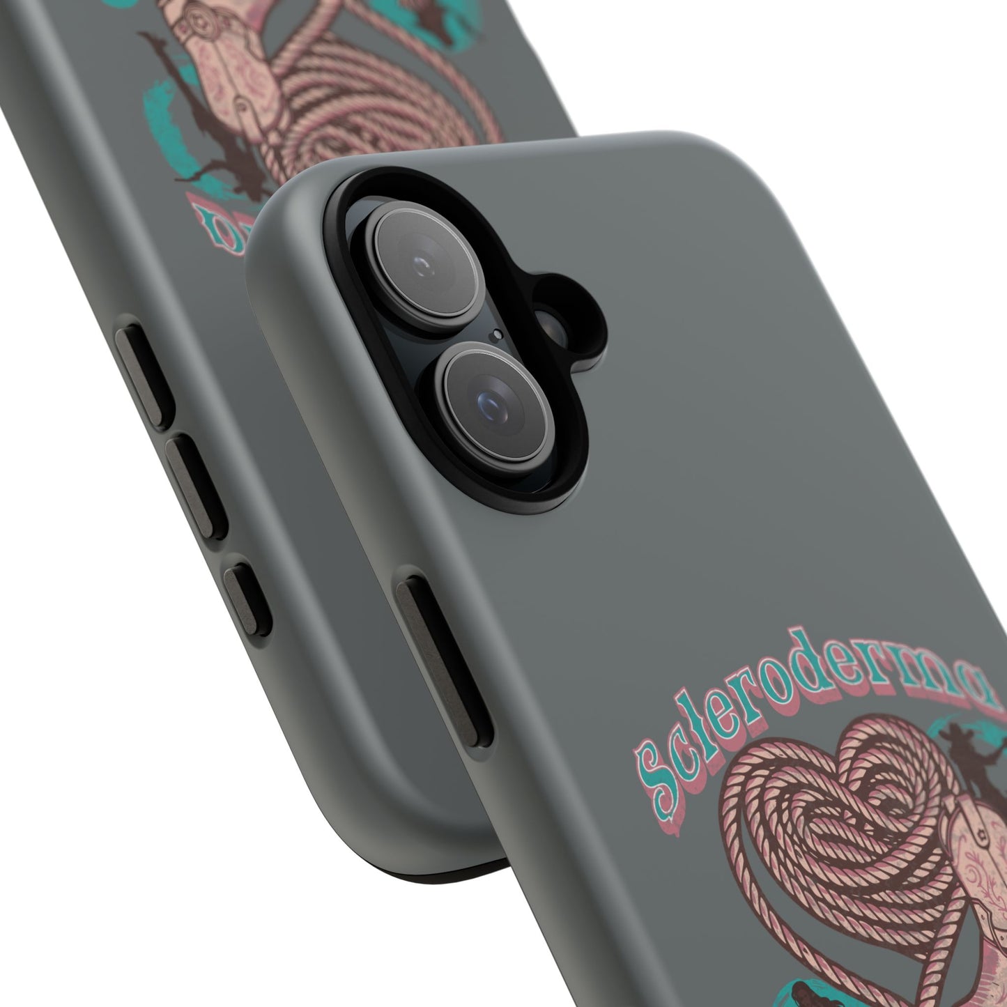 Scleroderma warrior phone case, iPhone case, valentine rodeo themed
