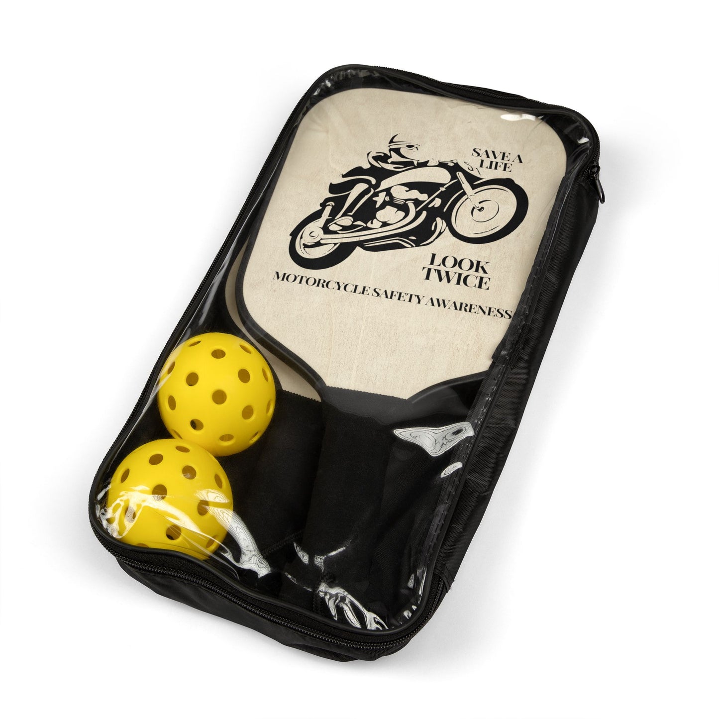 Motorcycle Safety Awareness Pickleball Kit