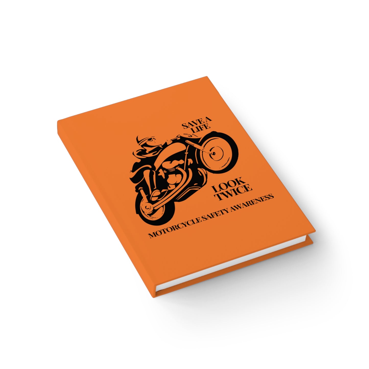 Motorcycle Safety Awareness Journal - Ruled Line