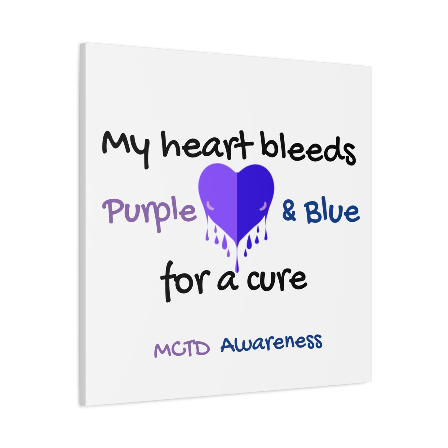 MCTD Awareness Home Decor Matte Canvas, Stretched, 1.25"