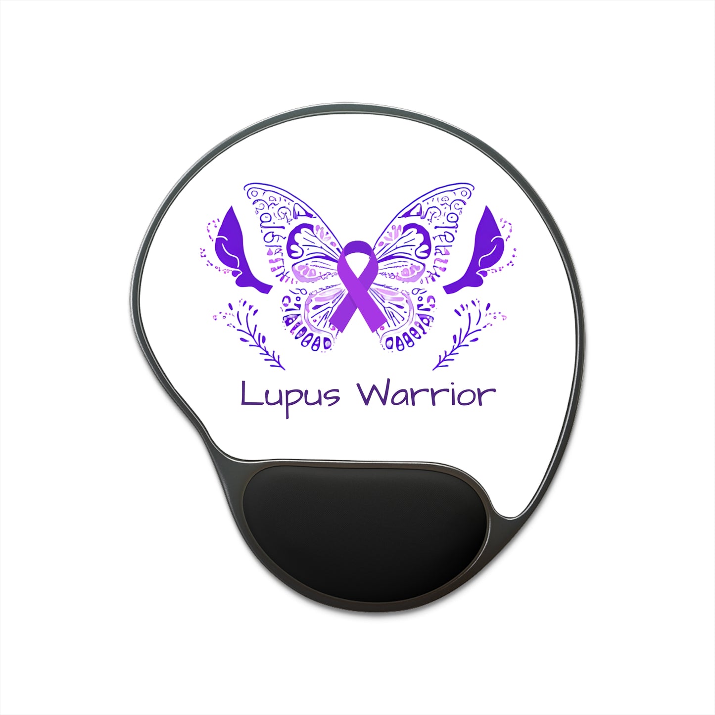 Lupus Warrior Carpal Tunnel Mouse Pad With Wrist Rest