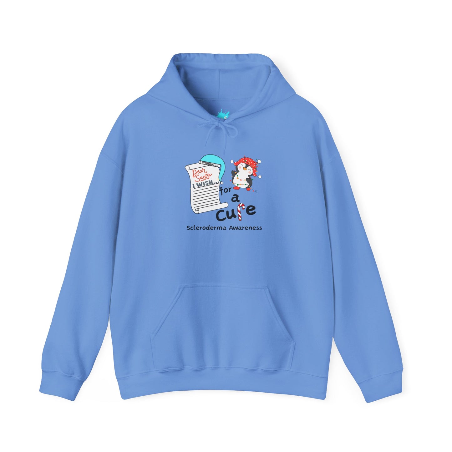 Unisex Hoodie Scleroderma Awareness Holiday Hooded Sweatshirt