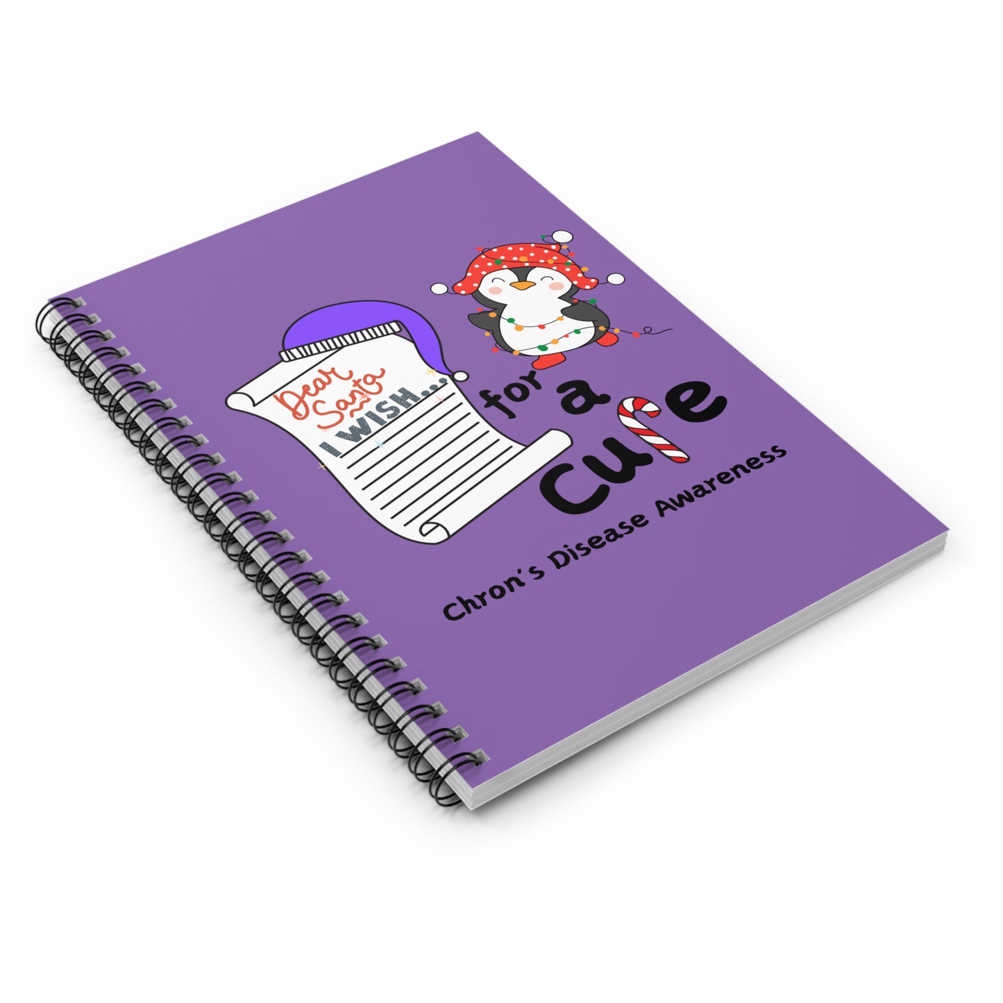 Spiral Notebook - Ruled Line, Chron's Disease Awareness, Holiday Gift Ideas