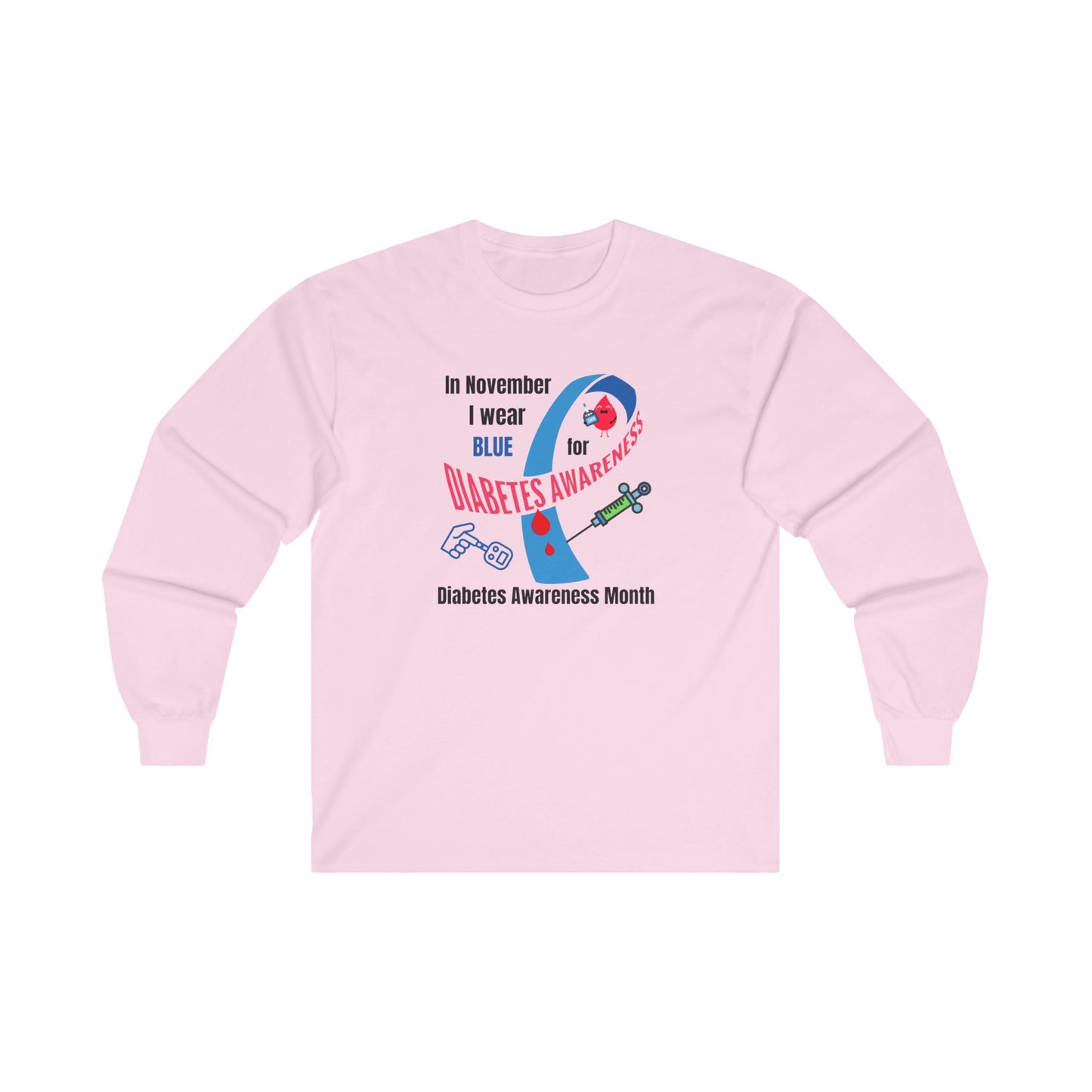 Diabetes Awareness Unisex Ultra Cotton Long Sleeve Tee