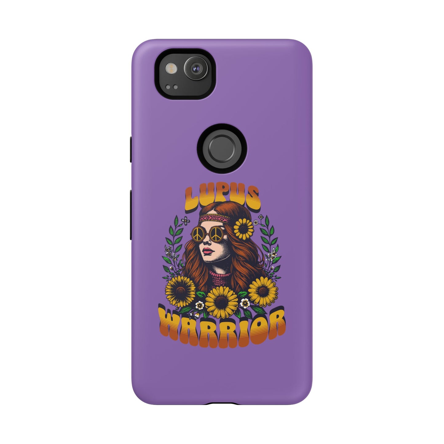 Lupus Warrior Phone Case - Stylish Purple Floral Design for Advocates