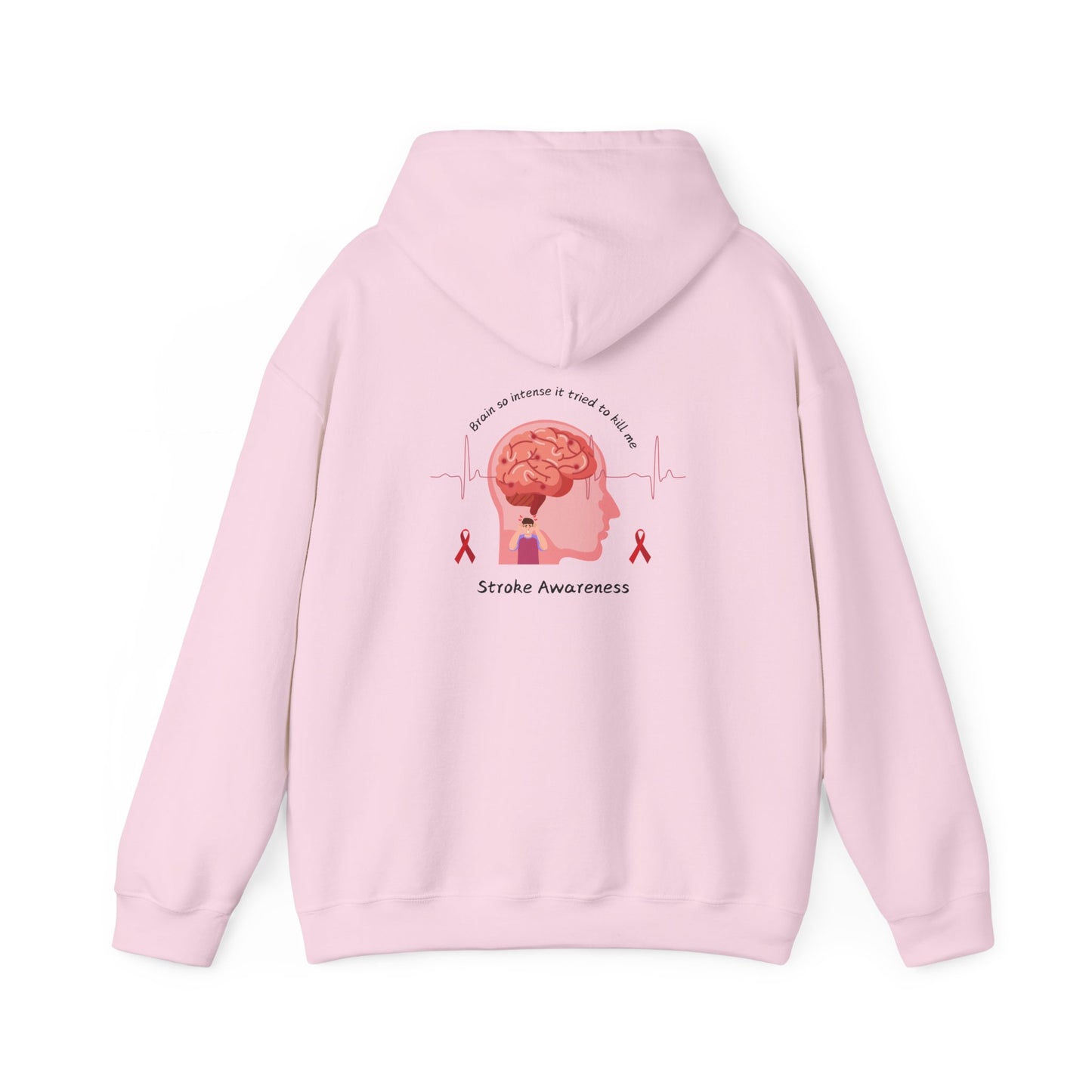 Stroke Awareness Unisex Heavy Hooded Sweatshirt