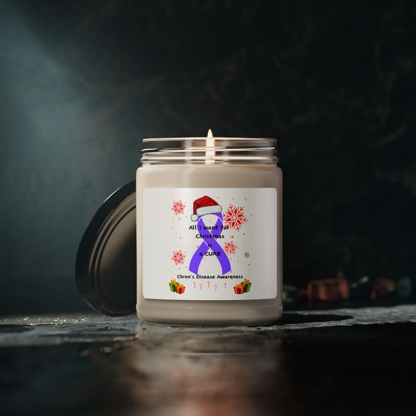 Chron's Disease Awareness Scented Soy Candle, 9oz