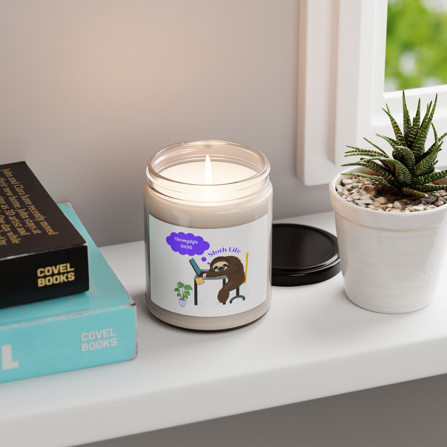 Fibromyalgia Sucks Scented Soy Candle, 9oz