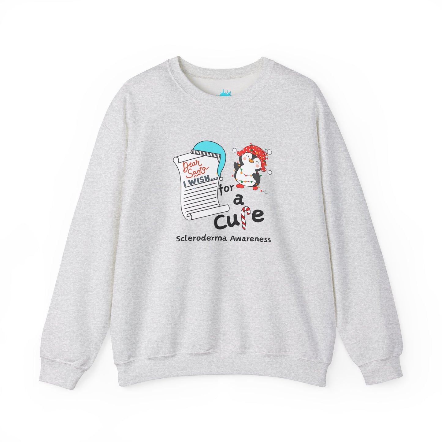 Unisex Crewneck Sweatshirt Scleroderma Awareness Holiday Sweater