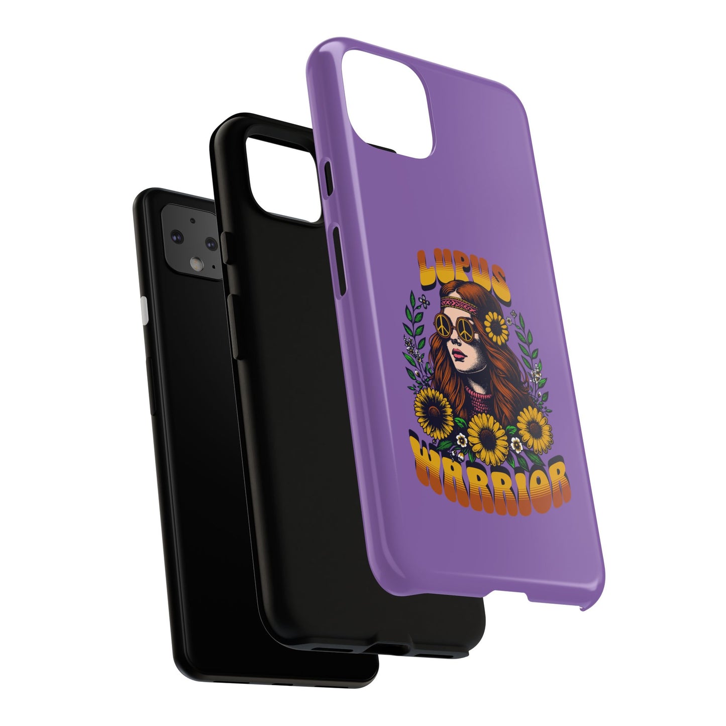 Lupus Warrior Phone Case - Stylish Purple Floral Design for Advocates