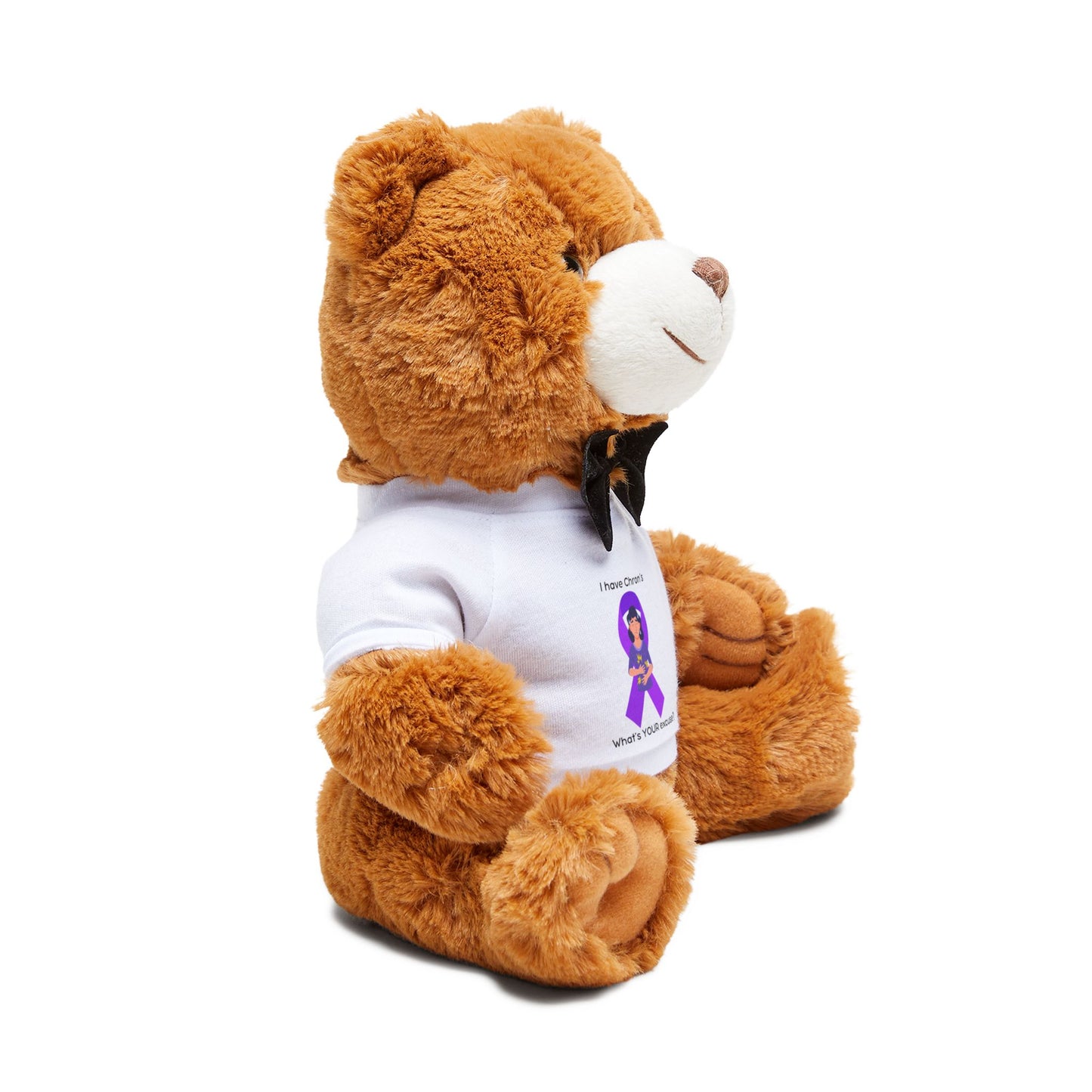 Chron's Disease Awareness Teddy Bear with T-Shirt