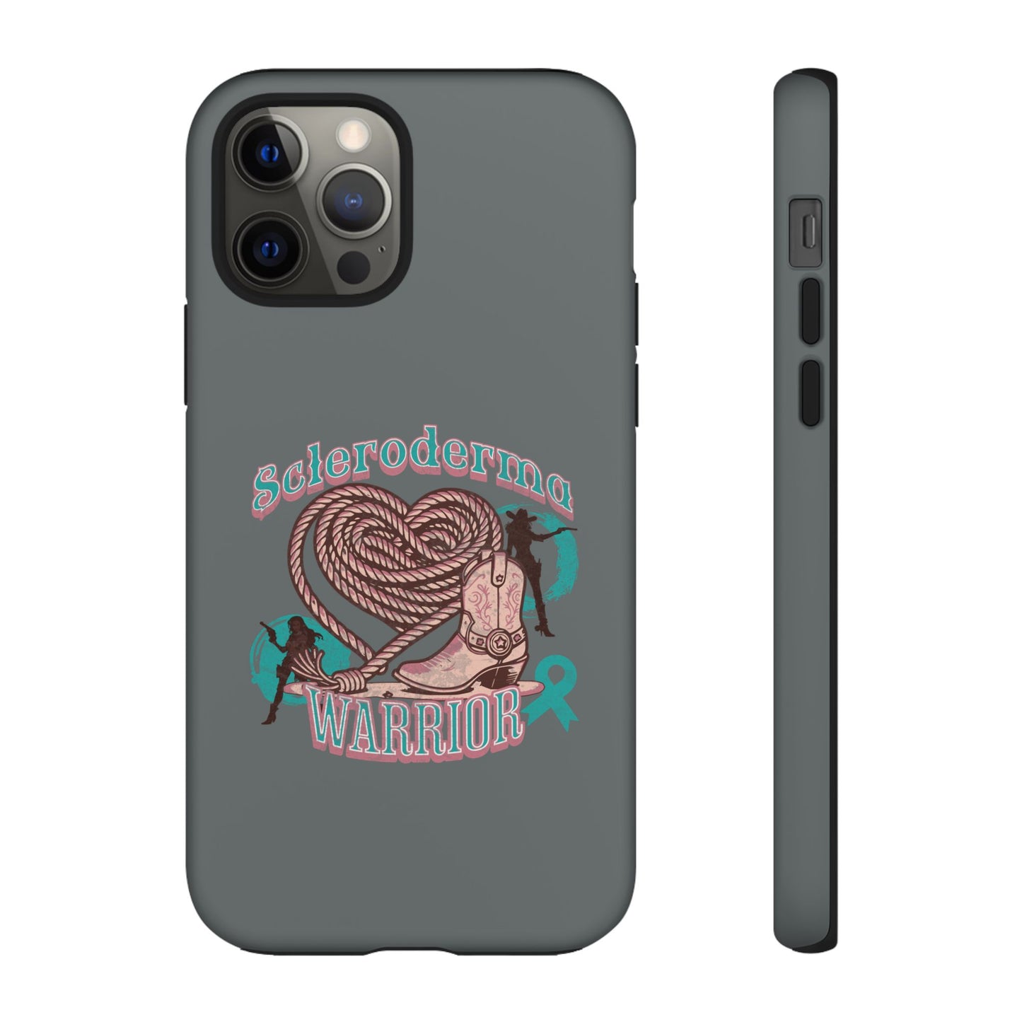 Scleroderma warrior phone case, iPhone case, valentine rodeo themed