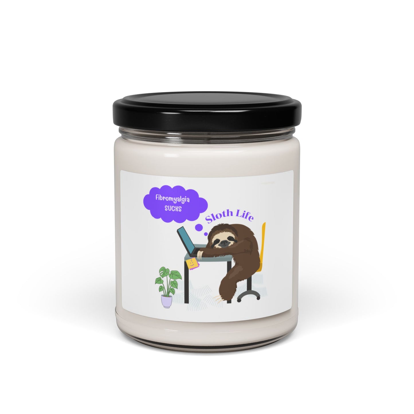 Fibromyalgia Sucks Scented Soy Candle, 9oz