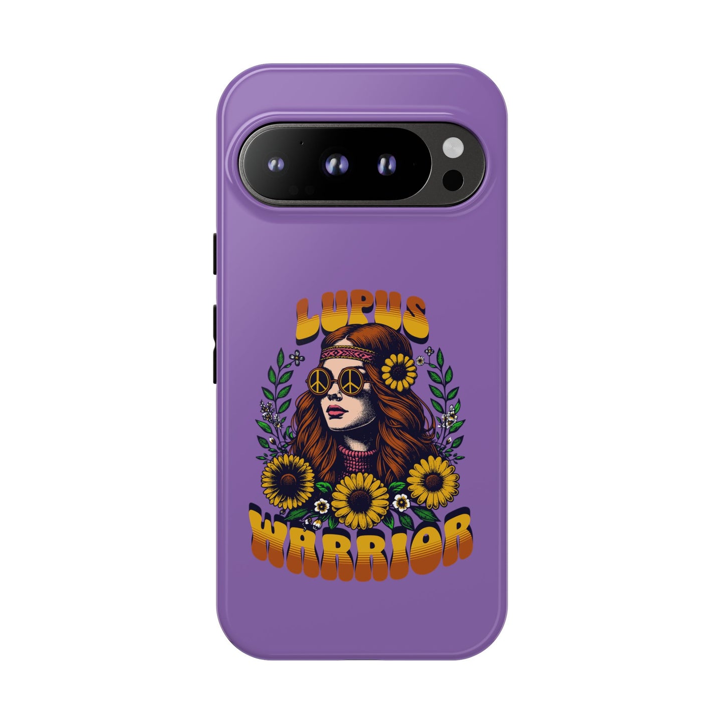 Lupus Warrior Phone Case - Stylish Purple Floral Design for Advocates