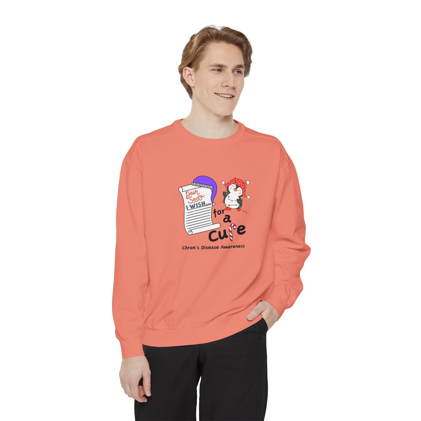 Unisex Chron's Disease Awareness, Sweatshirt, Holiday Gift Ideas