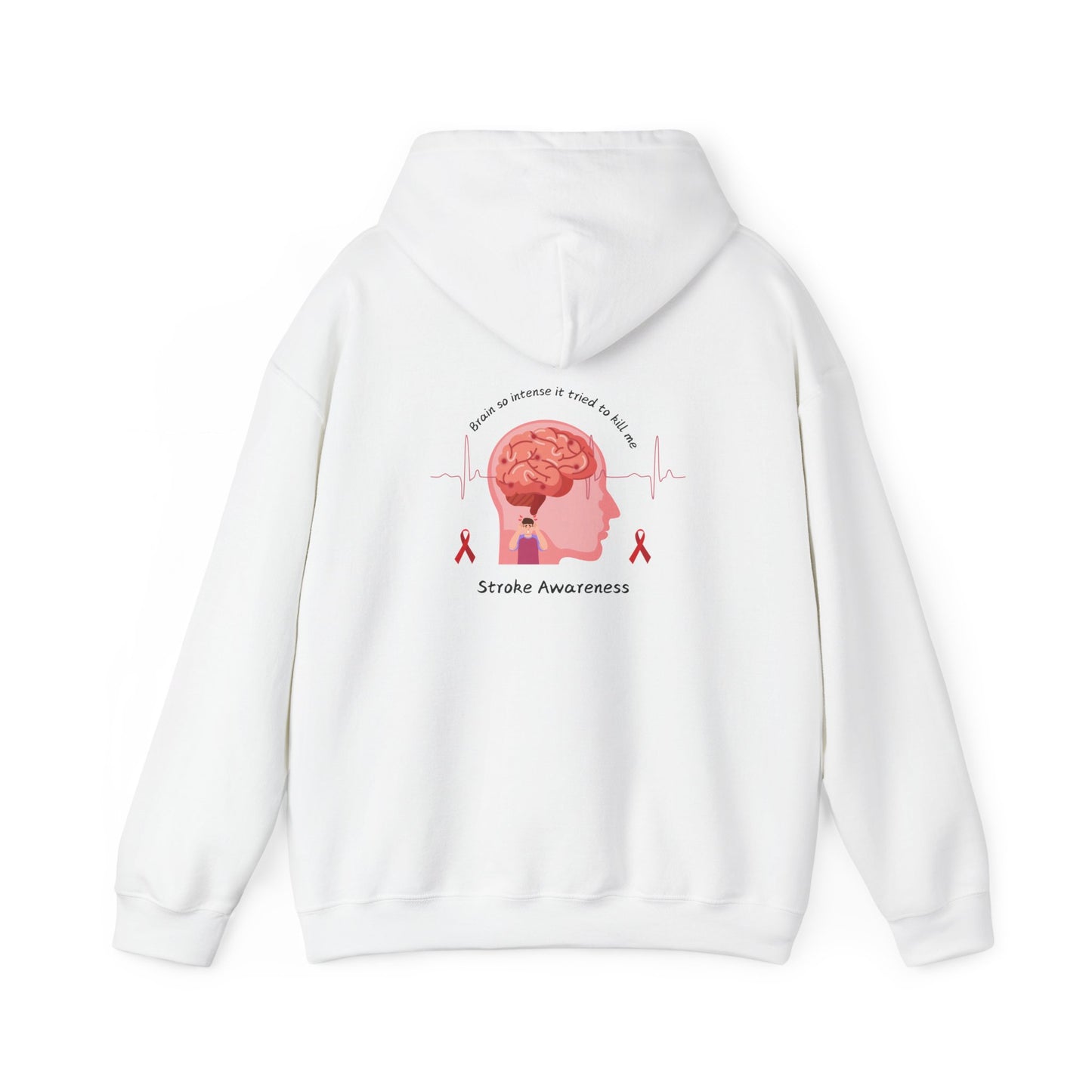 Stroke Awareness Unisex Heavy Hooded Sweatshirt
