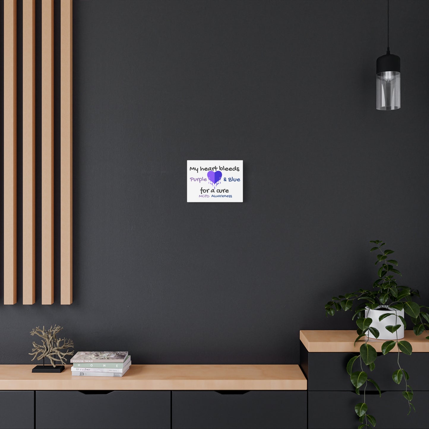 MCTD Awareness Home Decor Matte Canvas, Stretched, 1.25"