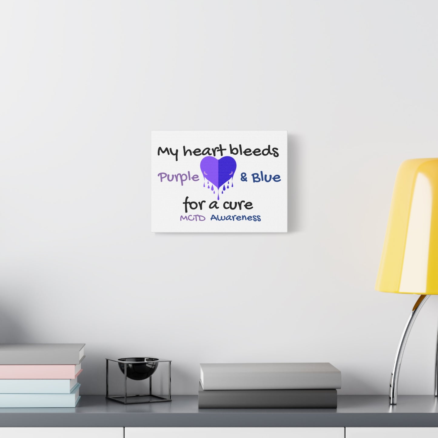MCTD Awareness Home Decor Matte Canvas, Stretched, 1.25"