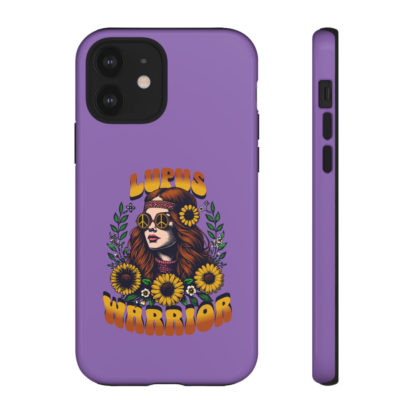 Lupus Warrior Phone Case - Stylish Purple Floral Design for Advocates