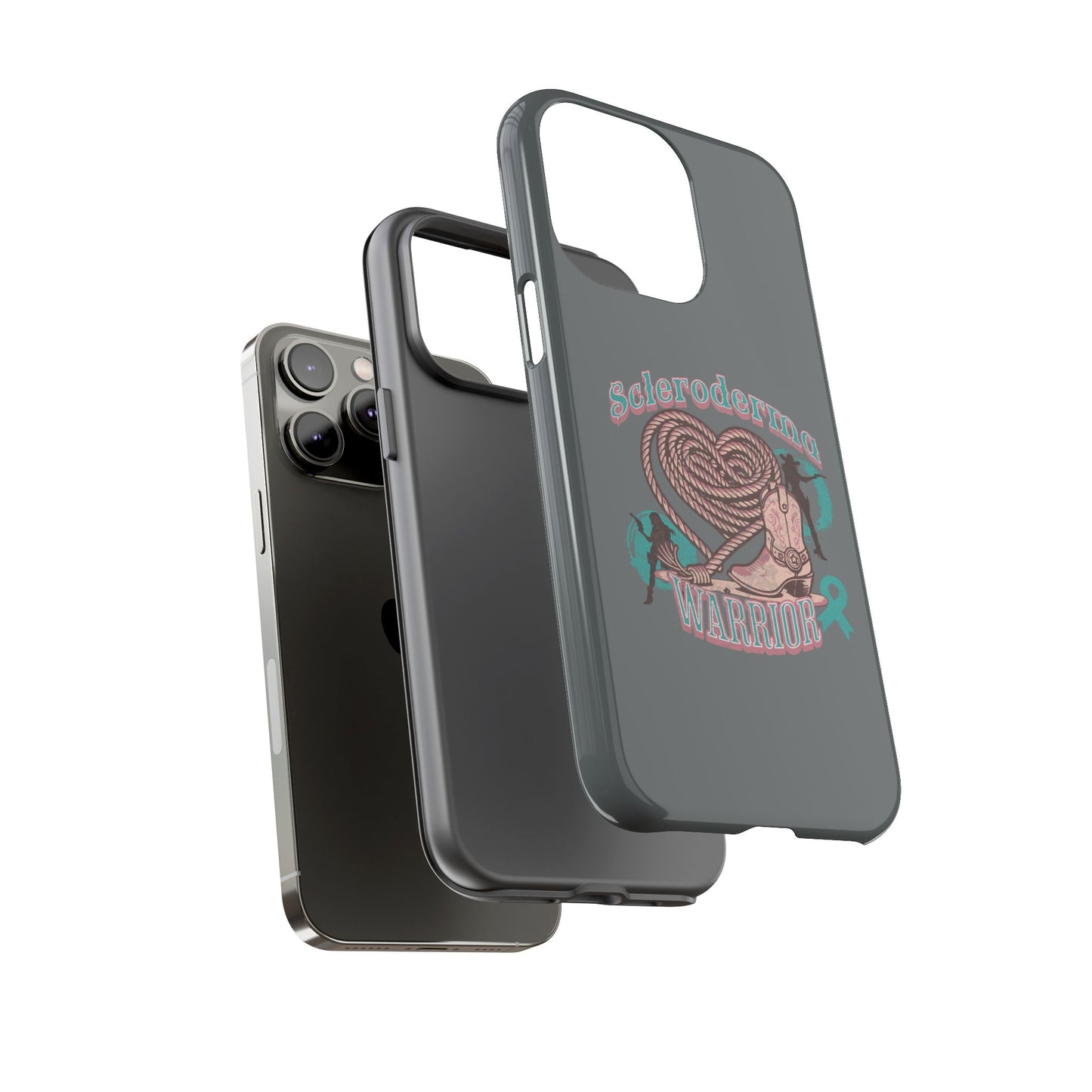 Scleroderma warrior phone case, iPhone case, valentine rodeo themed