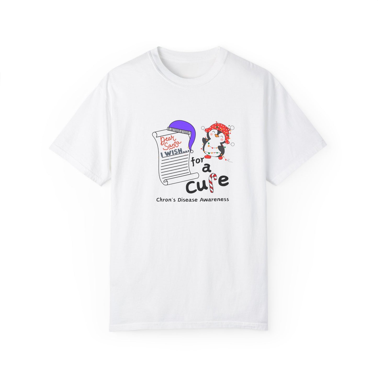 Unisex Cotton T-shirt, Chron's Disease Awareness, Holiday Gift Ideas