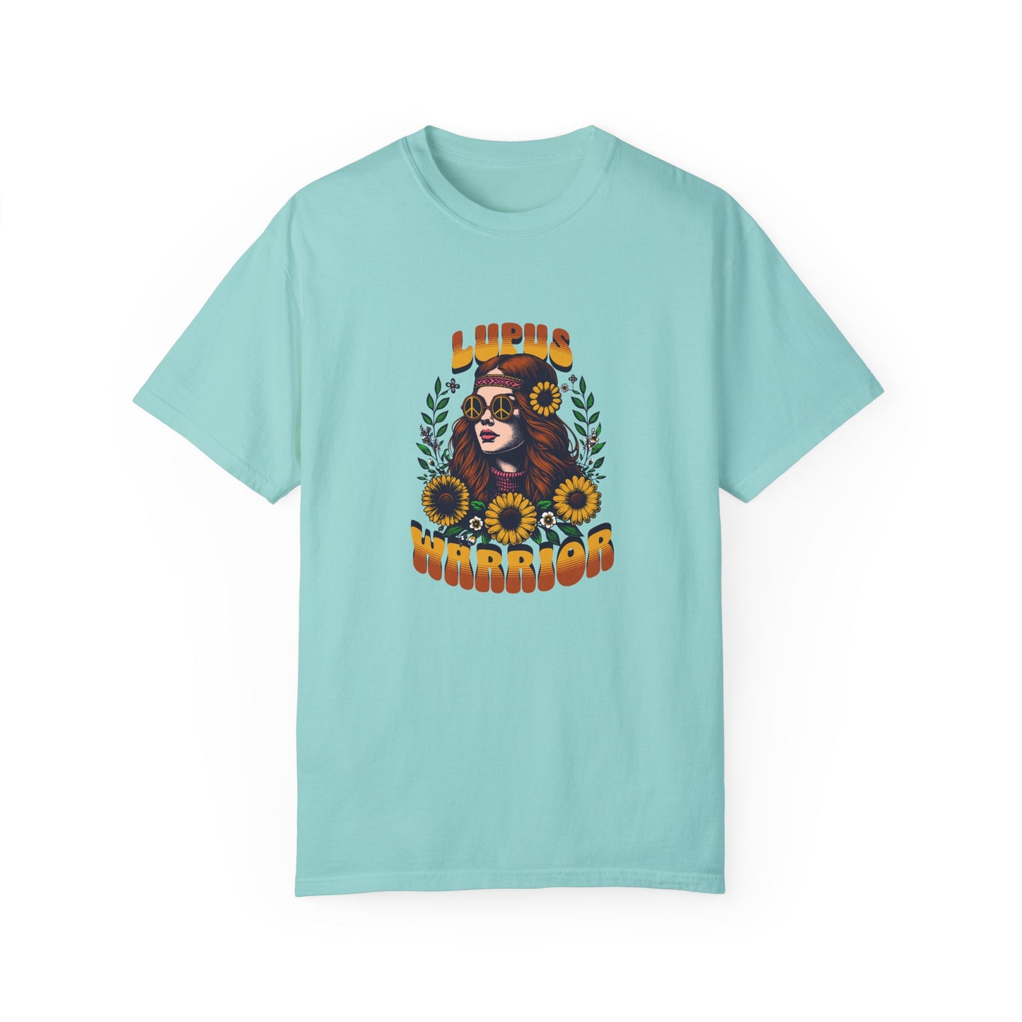 Lupus Warrior Garment-Dyed T-Shirt - Empowering Support for Lupus Awareness