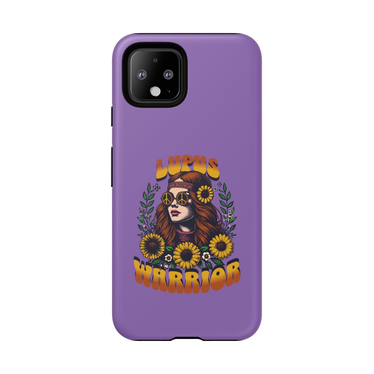 Lupus Warrior Phone Case - Stylish Purple Floral Design for Advocates