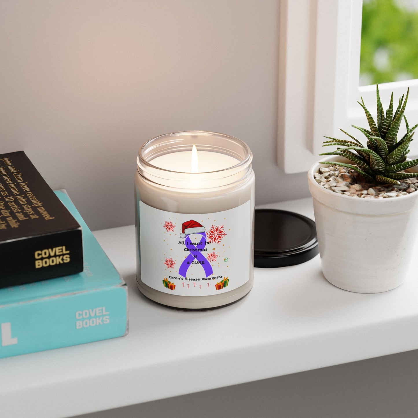 Chron's Disease Awareness Scented Soy Candle, 9oz