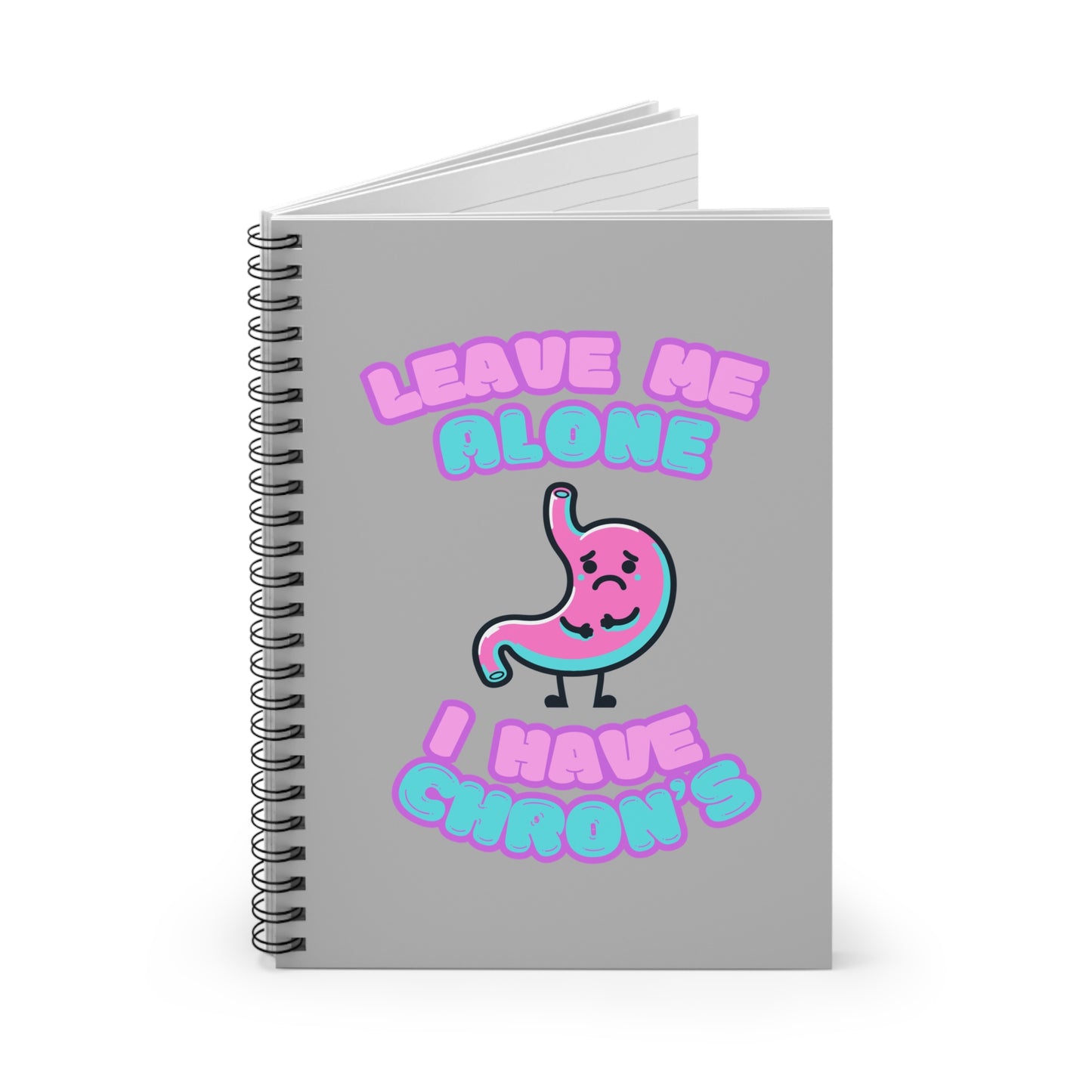 Chron's Disease Awareness Spiral Notebook - Ruled Line