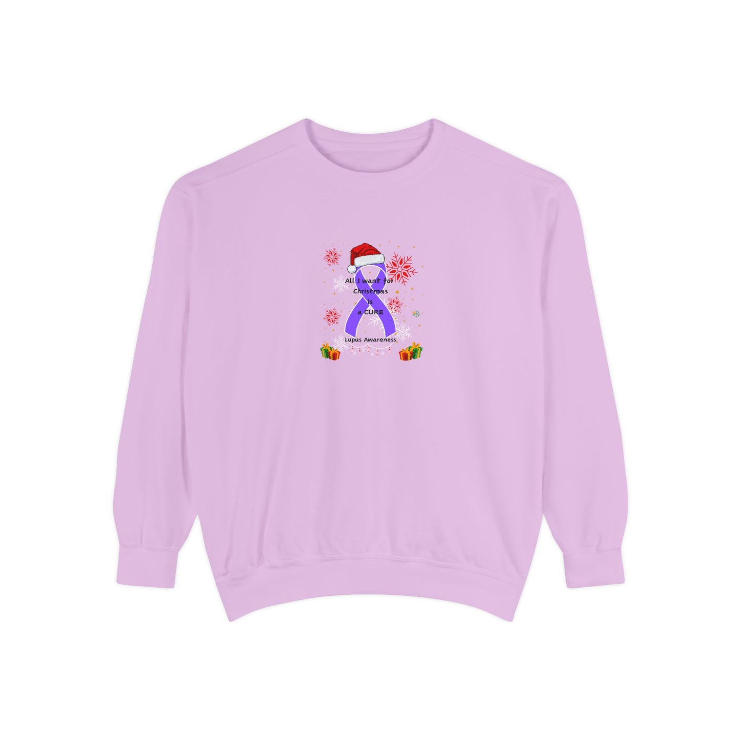 Lupus Awareness All I Want for Christmas Unisex Sweatshirt