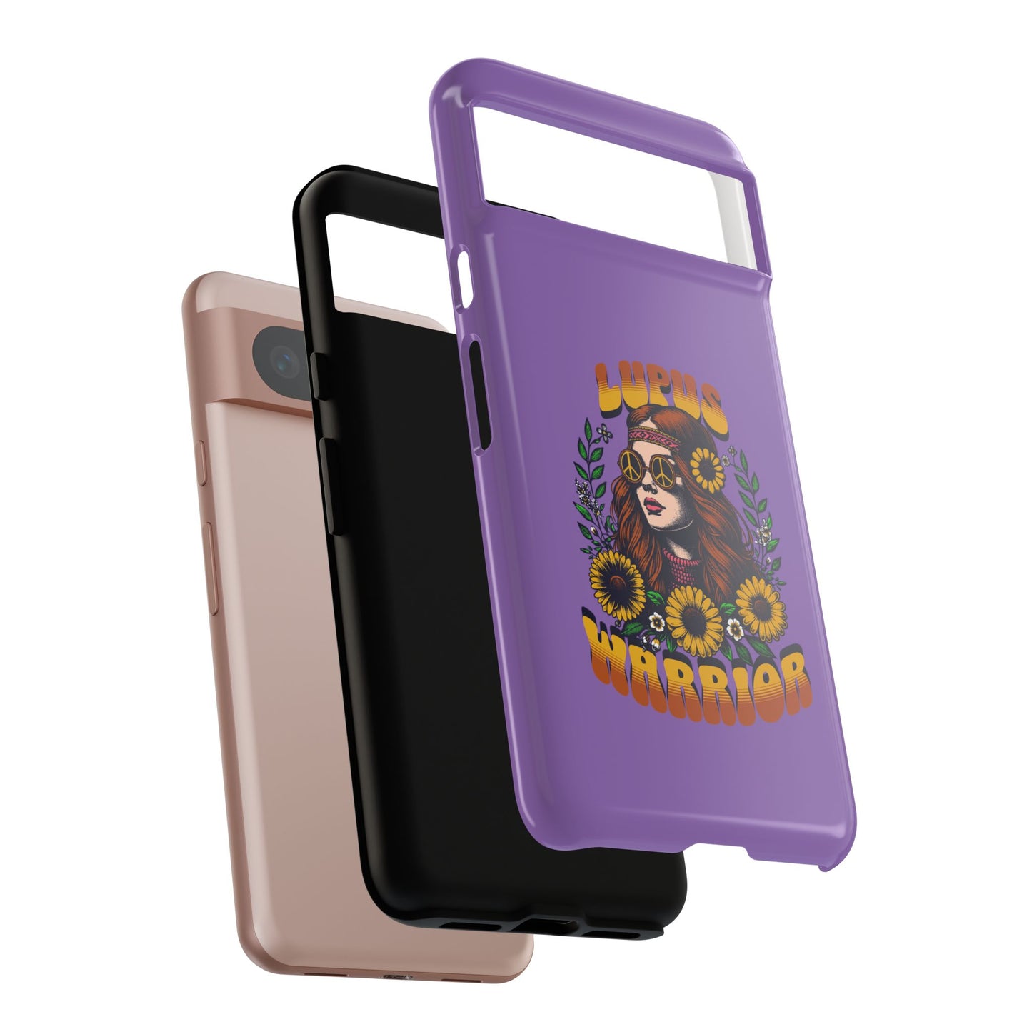 Lupus Warrior Phone Case - Stylish Purple Floral Design for Advocates