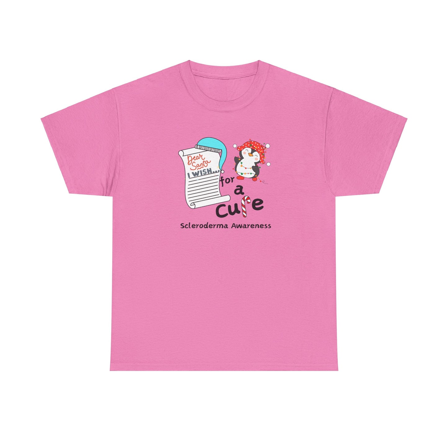 Unisex Heavy Cotton Tee Scleroderma Awareness Holiday Shirt